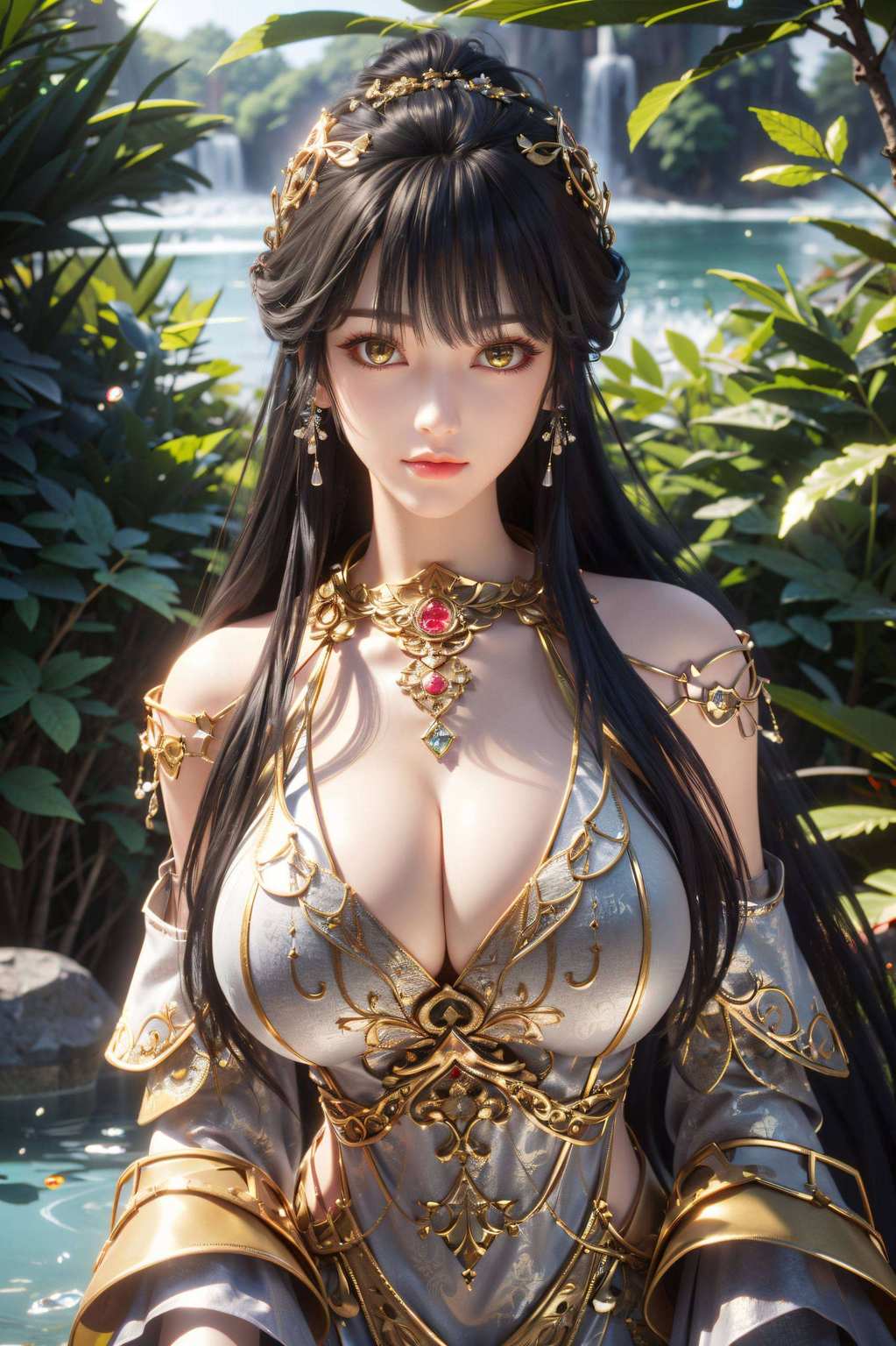 这位国漫界的女神谁说极简壁纸只能是单调？白月蓉的美照