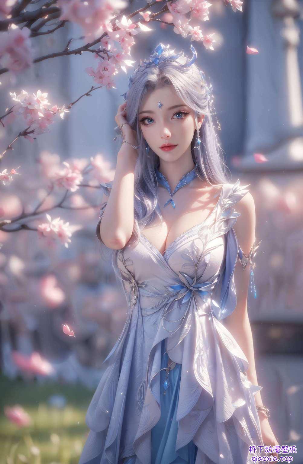 嘿这里有一波超美的国漫壁纸等你来拿哦！这款壁纸以宁雨蝶和百炼成神中的罗征的成婚场景为主题