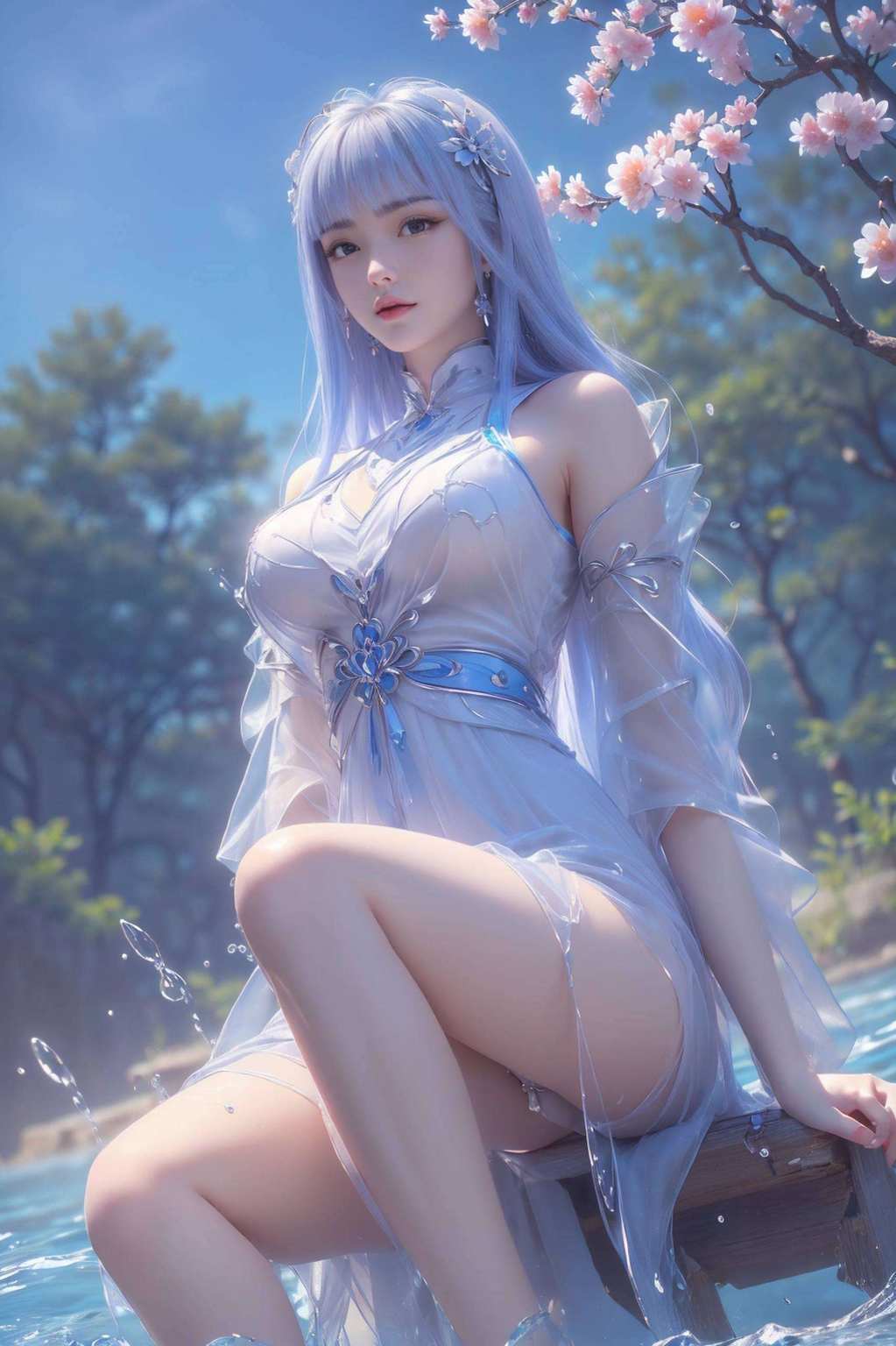 宁雨蝶犹如玄幻世界中的瑰宝