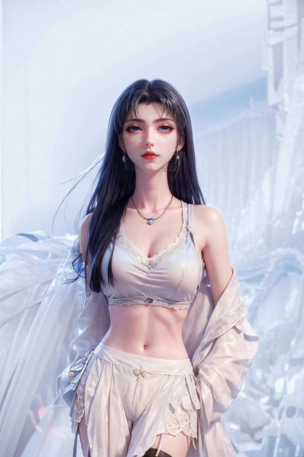 翩翩起舞的样子今儿个给大家带来一款超级养眼的AI创作壁纸