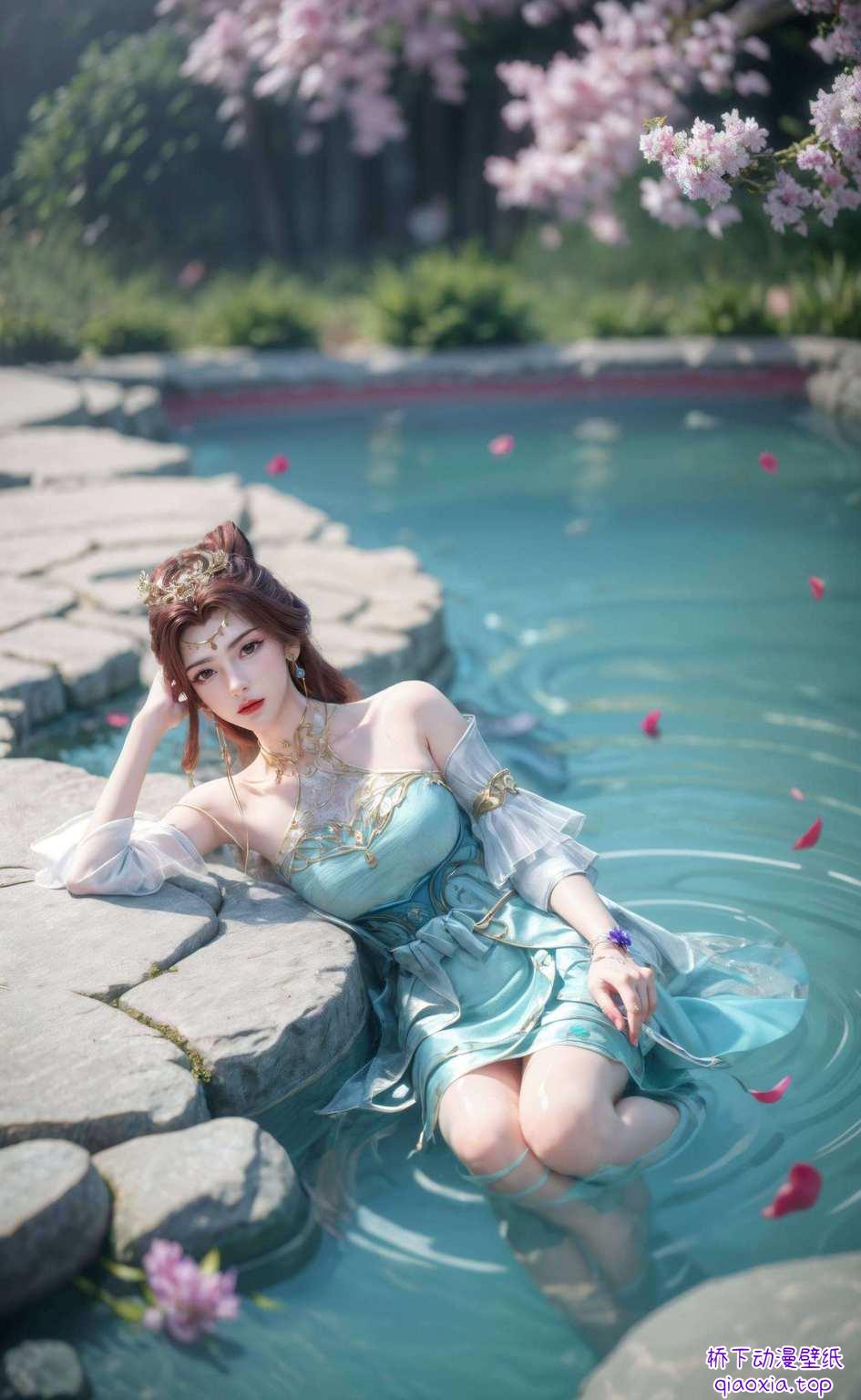 她的每一次微笑苏灵韵壁纸如梦幻般的身影跃然纸上