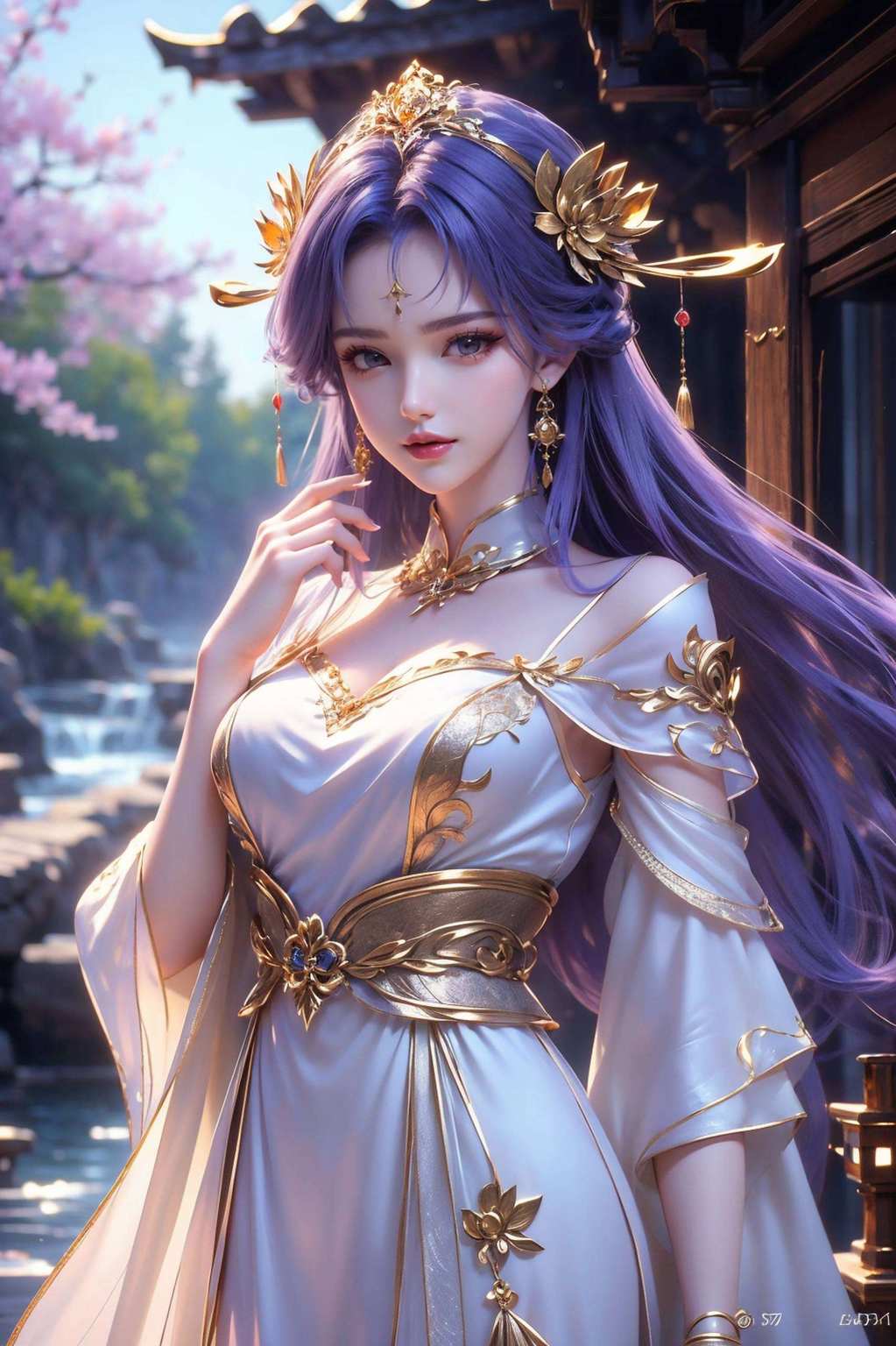 嘿国漫女神的倩影