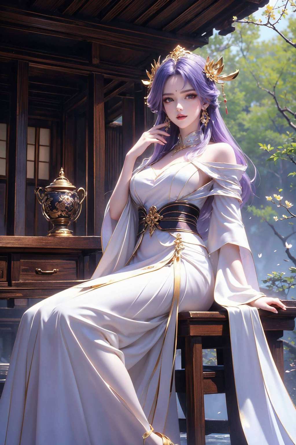 天穹游侠只是她众多炫酷壁纸海报中的一款！在国漫美女画廊里