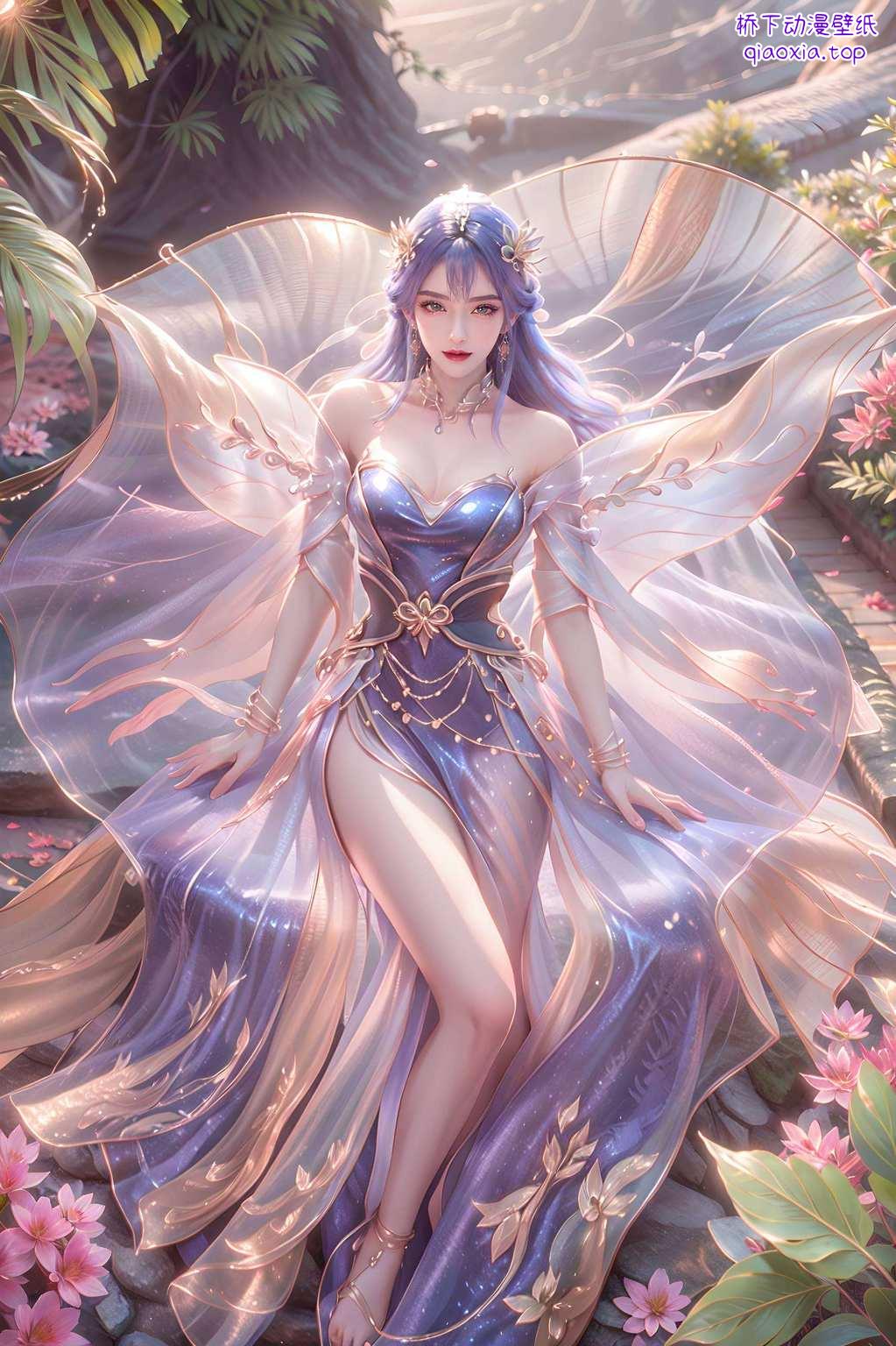 邂逅国漫女神她们的魅力照亮了手机屏幕！4K动态全身壁纸