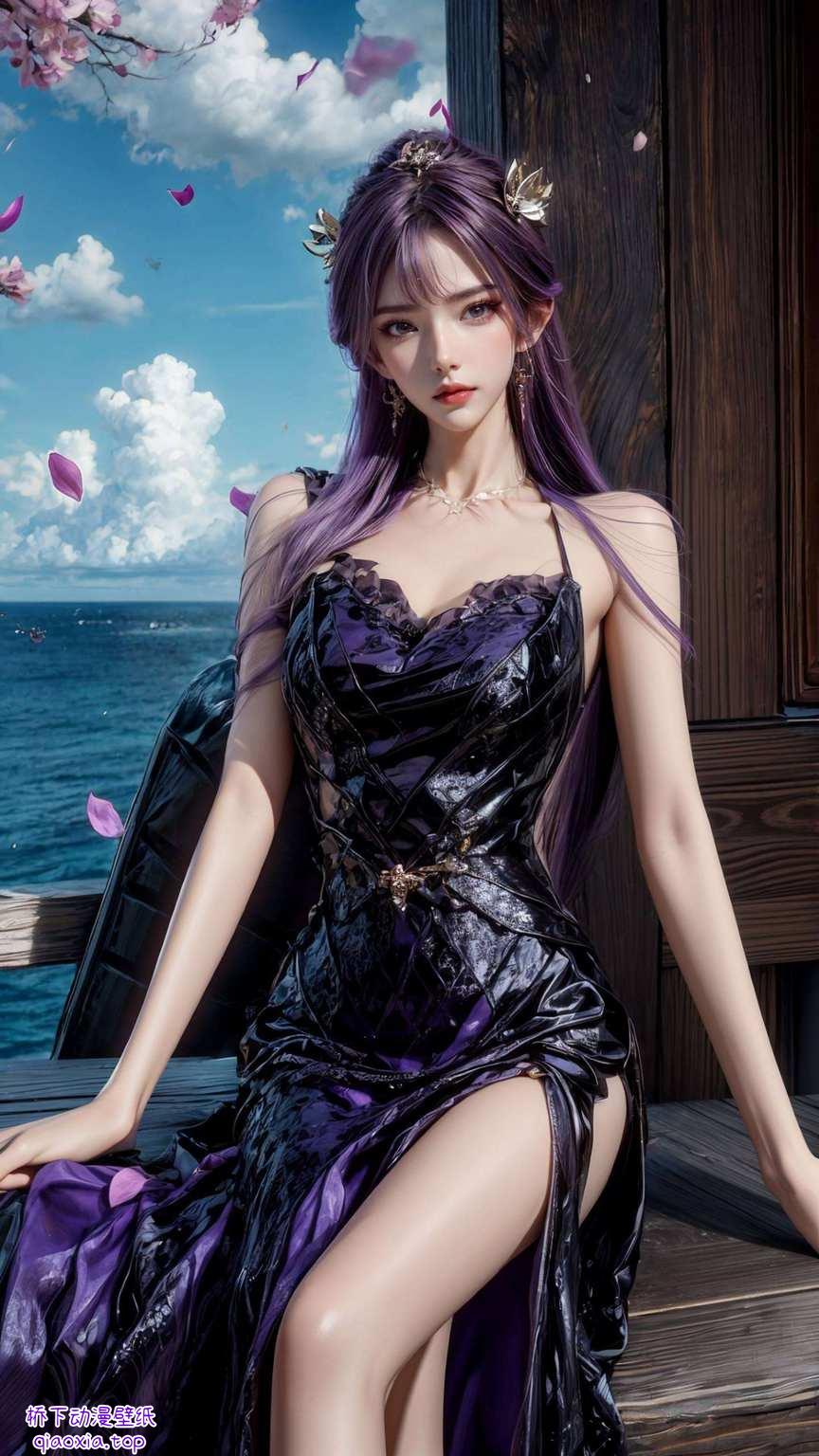 来看看这款天穹流星的琪亚娜壁纸吧！她可是崩三里的百炼成神女神哦！嘻嘻保准让你手机都亮了！快来感受一下这位国漫美女的魅力吧！