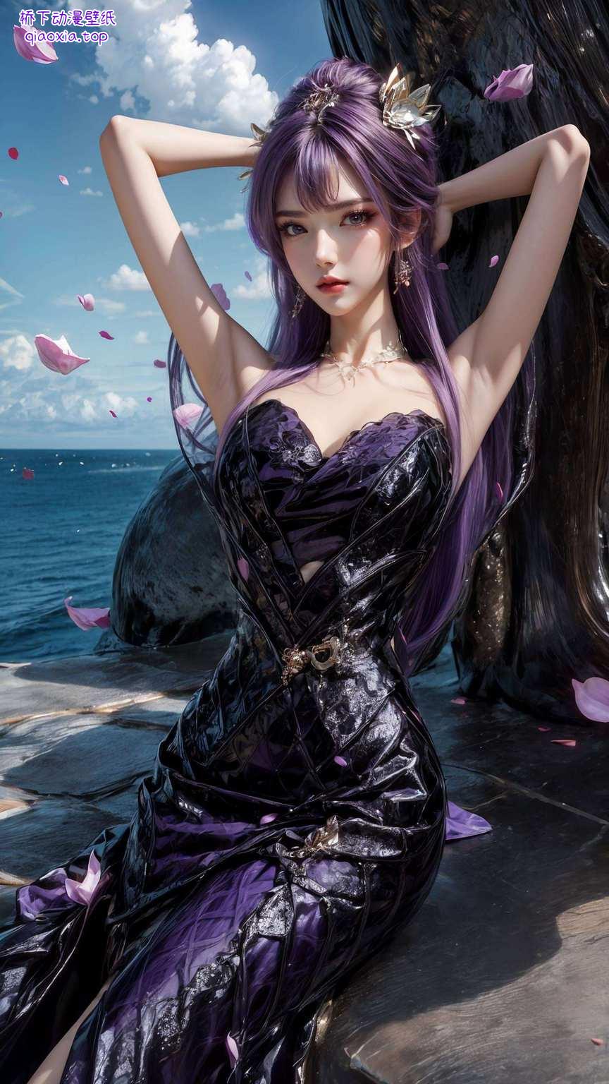 来看看这款墨染天穹壁纸每天换着法儿美美哒