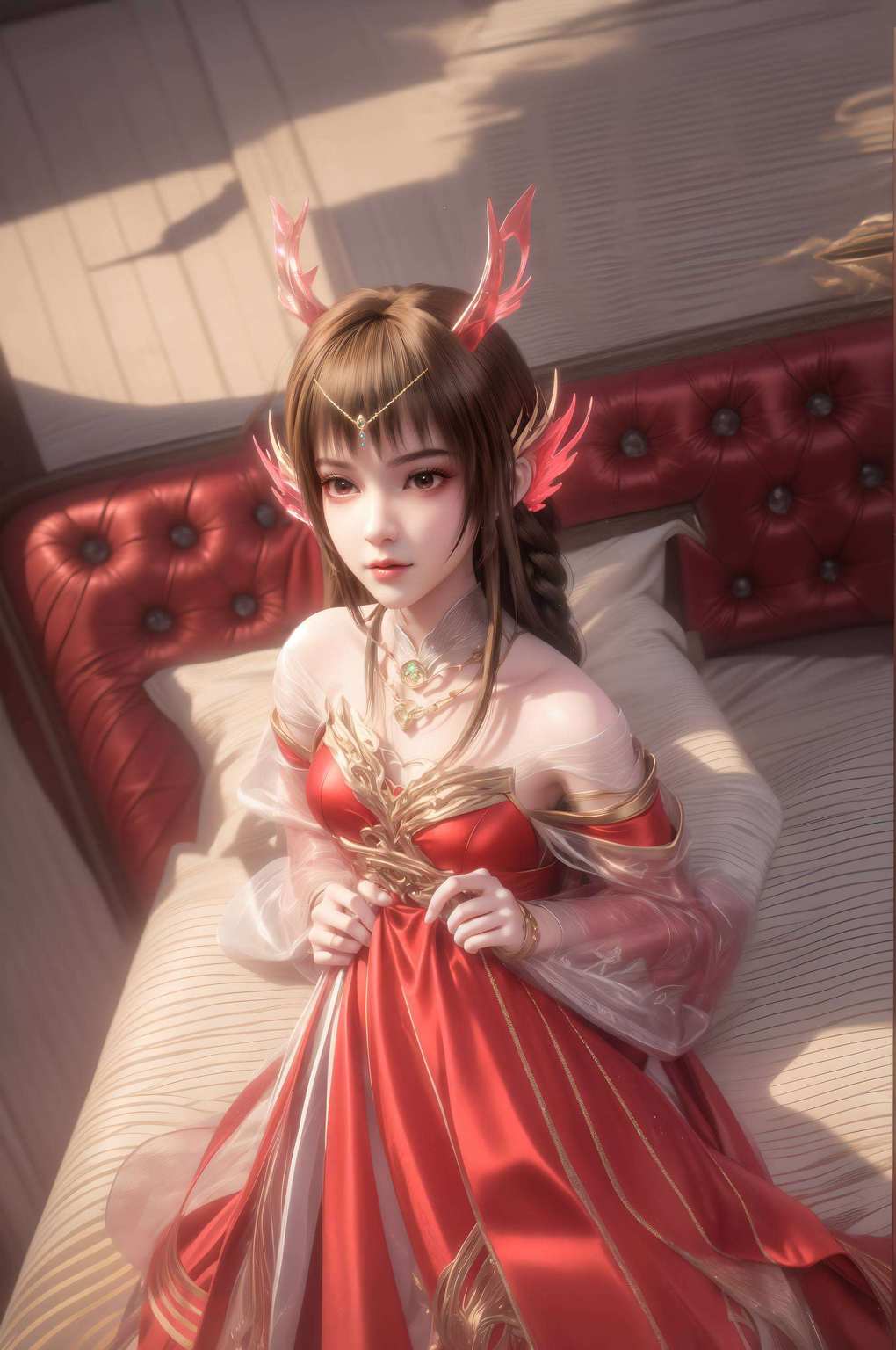 国漫女神们在手机壁纸上也纷纷“百炼成神”这边有百炼成神的云落美少女