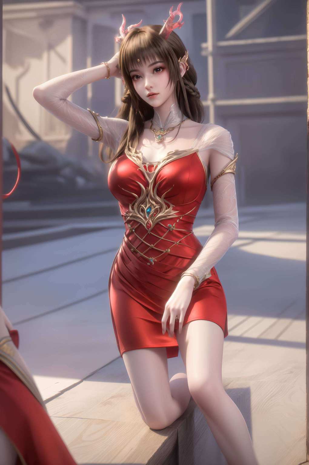 在这云落壁纸的世界里这位国漫美女