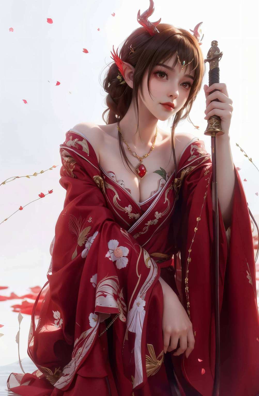 翩若惊鸿云落女神壁纸