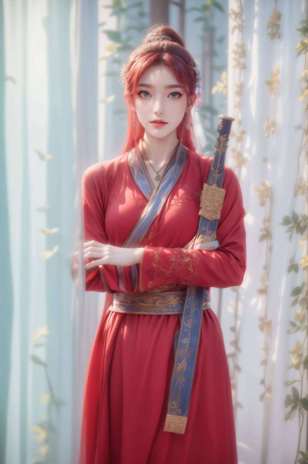 成为了无数粉丝心中的国漫女神以其独特的玄幻气质
