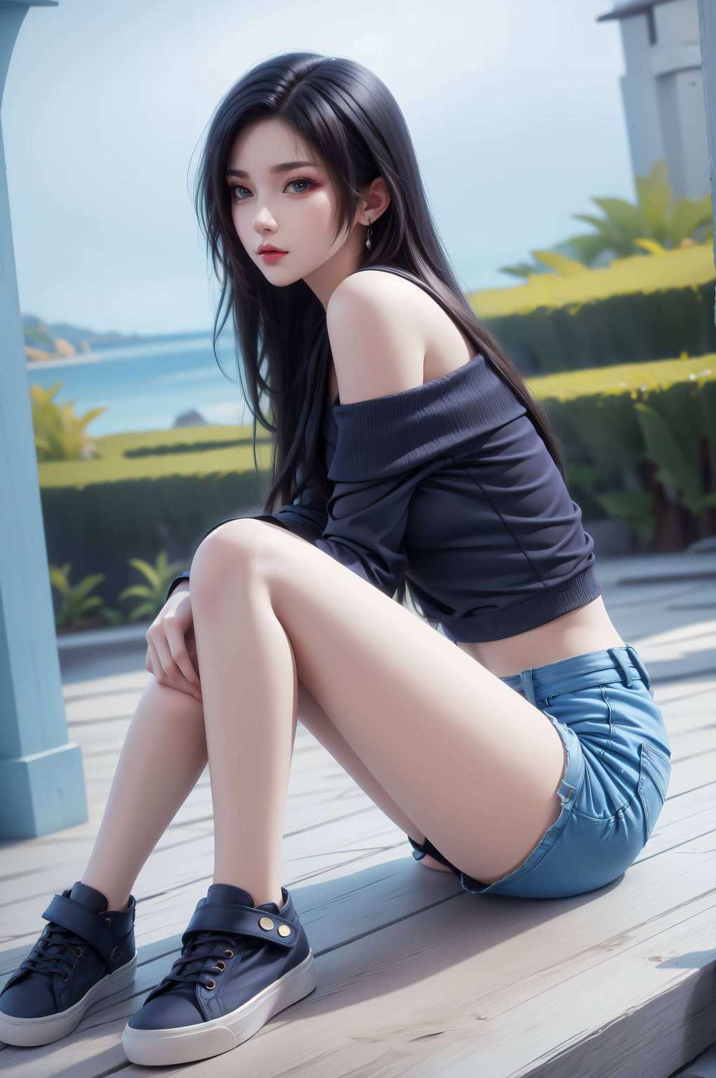 和国漫美女的灵动保你一机在手
