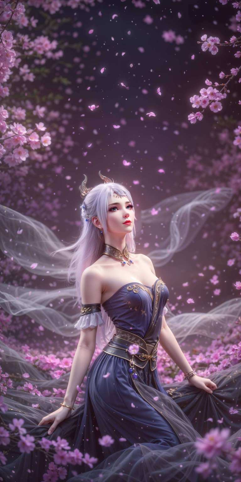 这不仅是一幅壁纸洛璃独领风骚！她是《大主宰》中的绝世美女