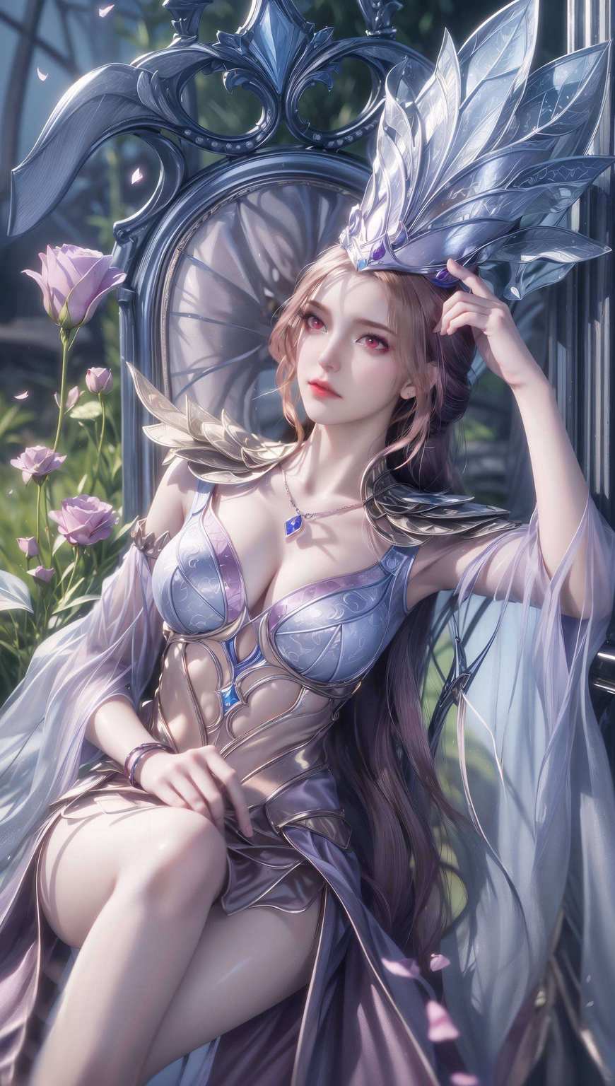 我为你找到了这款刘亦菲扮演的比比东壁纸让你的平板瞬间变成浪漫的梦幻仙境