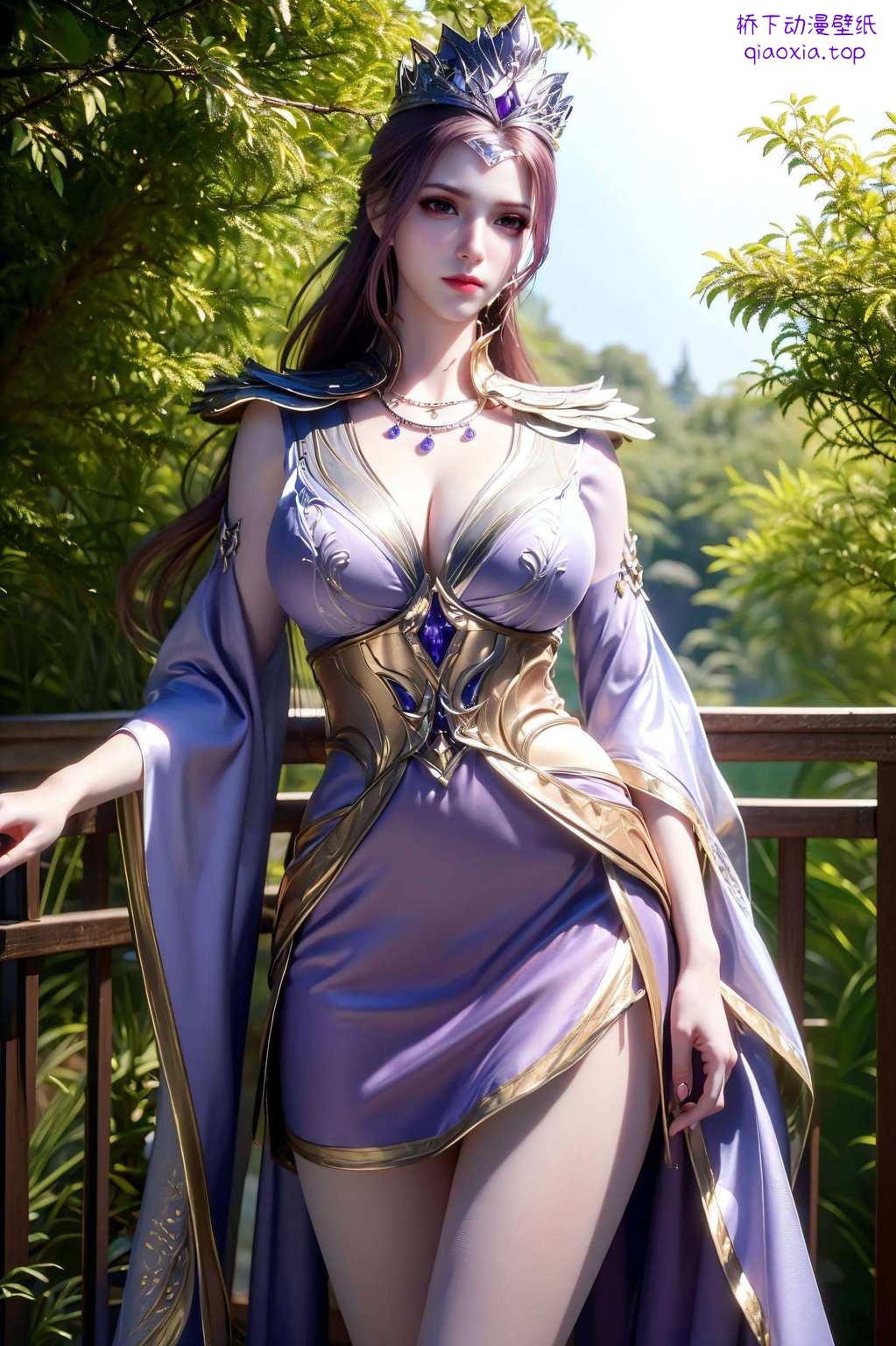 仿佛置身于那个神秘而又激情的世界那位令人瞩目的国漫女神