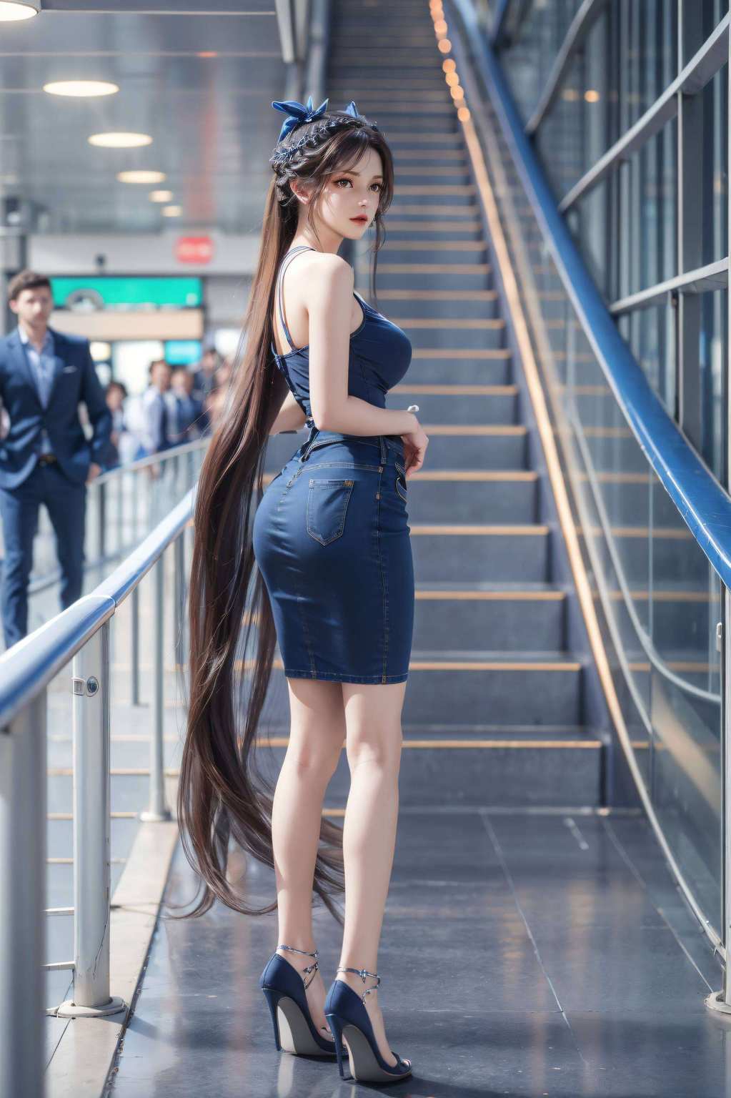 她的倩影在iPhone桌面上轻轻摇曳仿佛国漫的精灵悄然降临