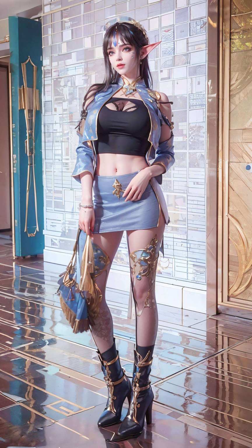 凤清儿感受着国漫女神的独特韵味