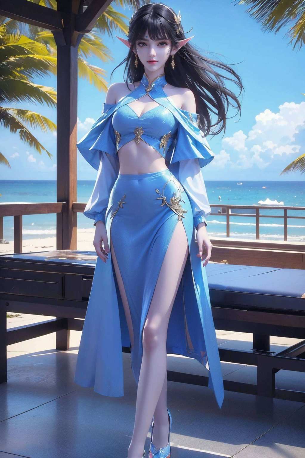 斗破苍穹中的腿精佳人天妖凰族的瑰丽女神