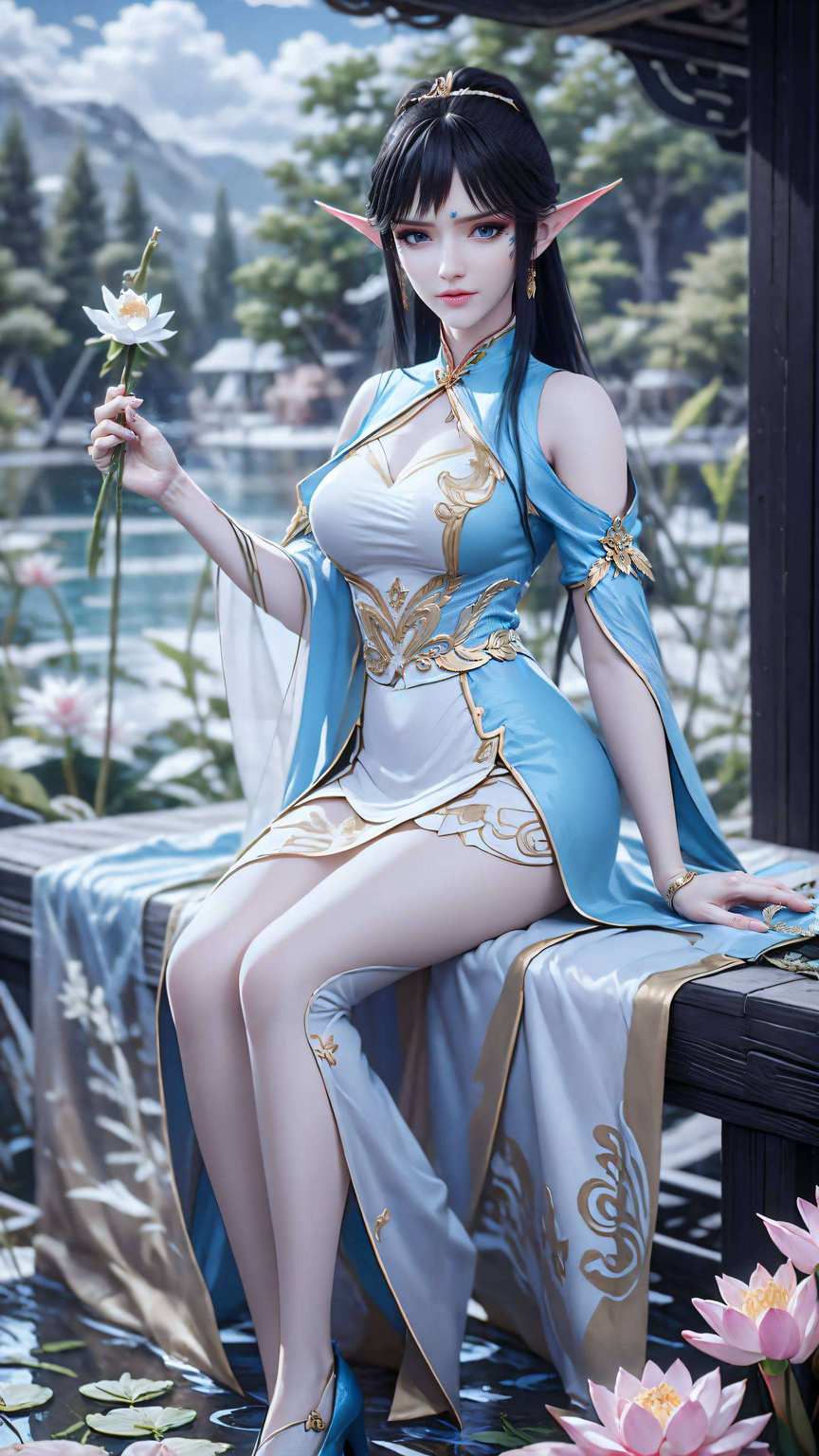 与萧炎的深情拥抱绽放动漫女神的独特魅力