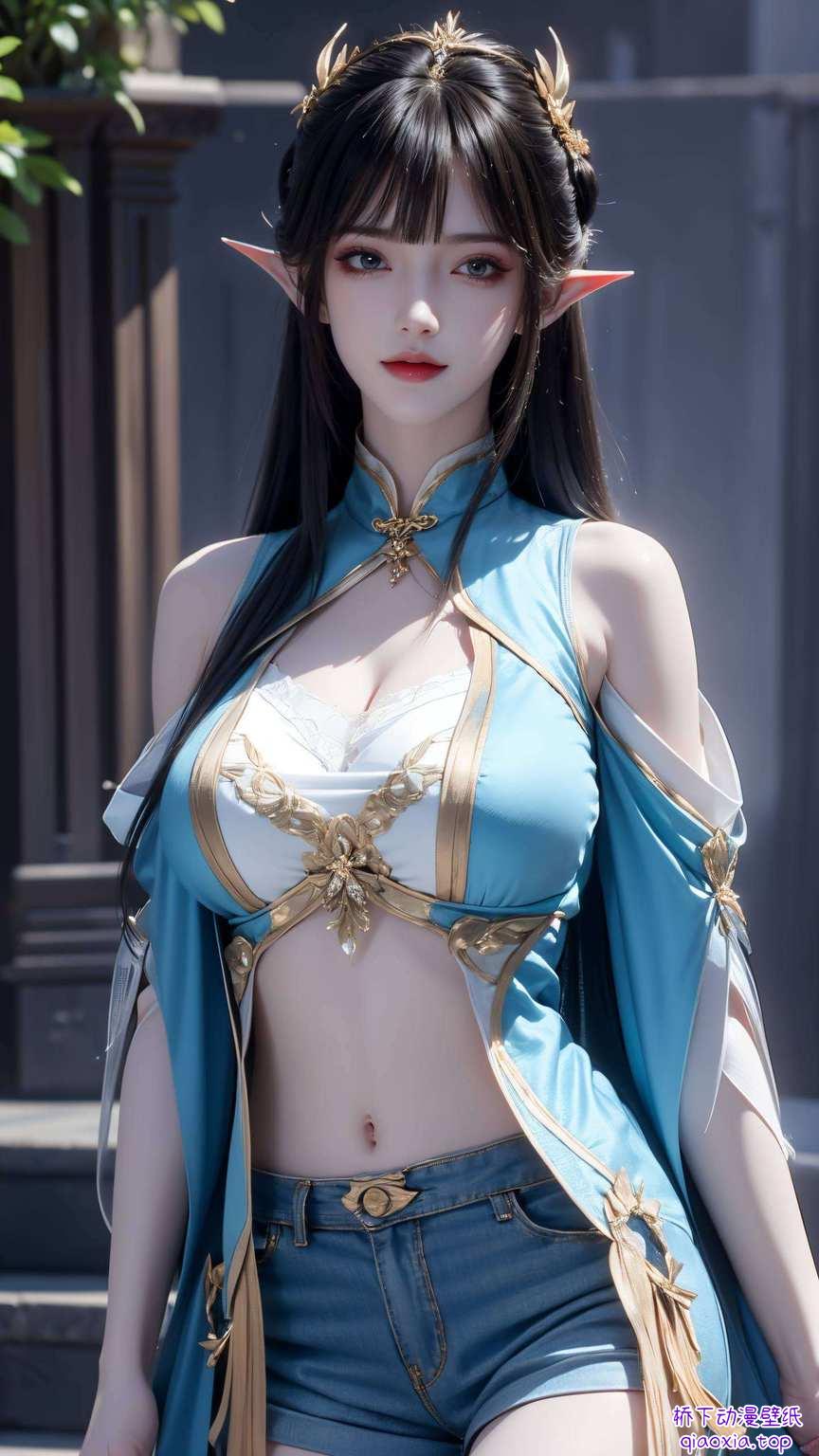简直是想让人给她递纸巾的冲动啊！嘻嘻快来收了她这款超美的哭泣壁纸