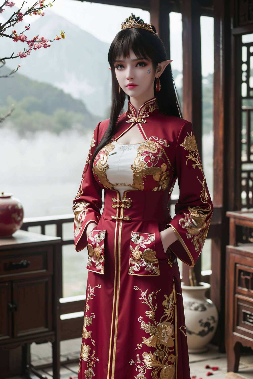 我第一个不答应！快来收了她这款美美的壁纸让人看了是心动不已