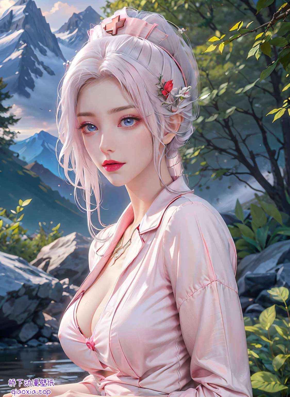 」动漫美女跃然屏上