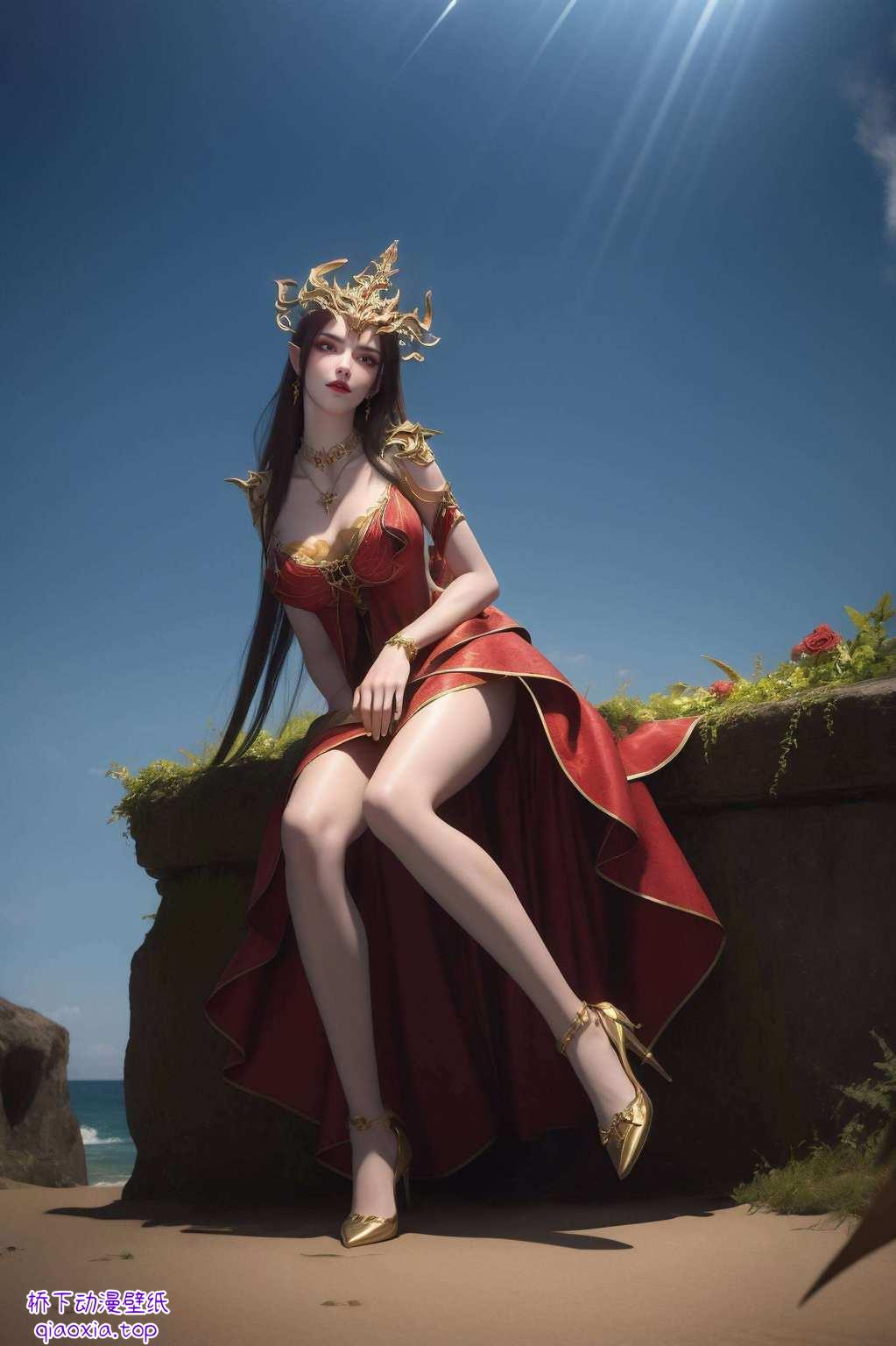 通通汇聚在这款壁纸里一起感受国漫美女的魅力吧！