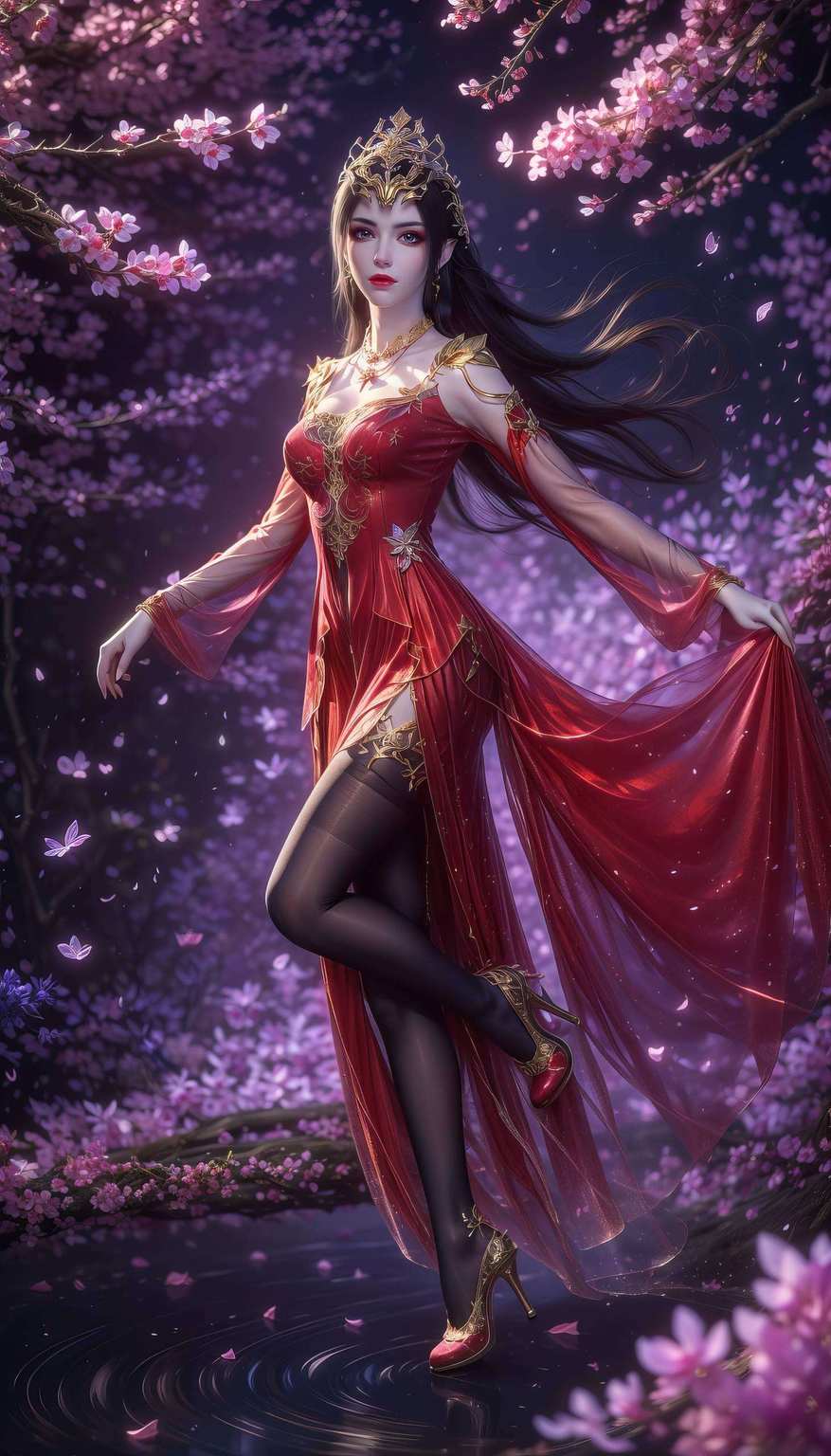 简直是国漫女神的代表！彩鳞那妖娆的蛇身和七彩吞天蟒的炫酷让你的手机瞬间变身视觉盛宴！