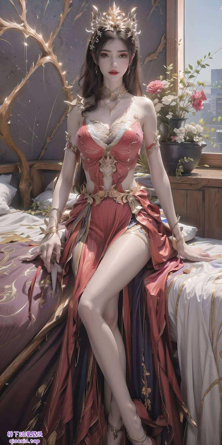 这系列壁纸绝对能满足你对动漫美女的所有幻想简直绝了！美杜莎女王那冷艳的眼神、七彩吞天蟒的神秘光彩