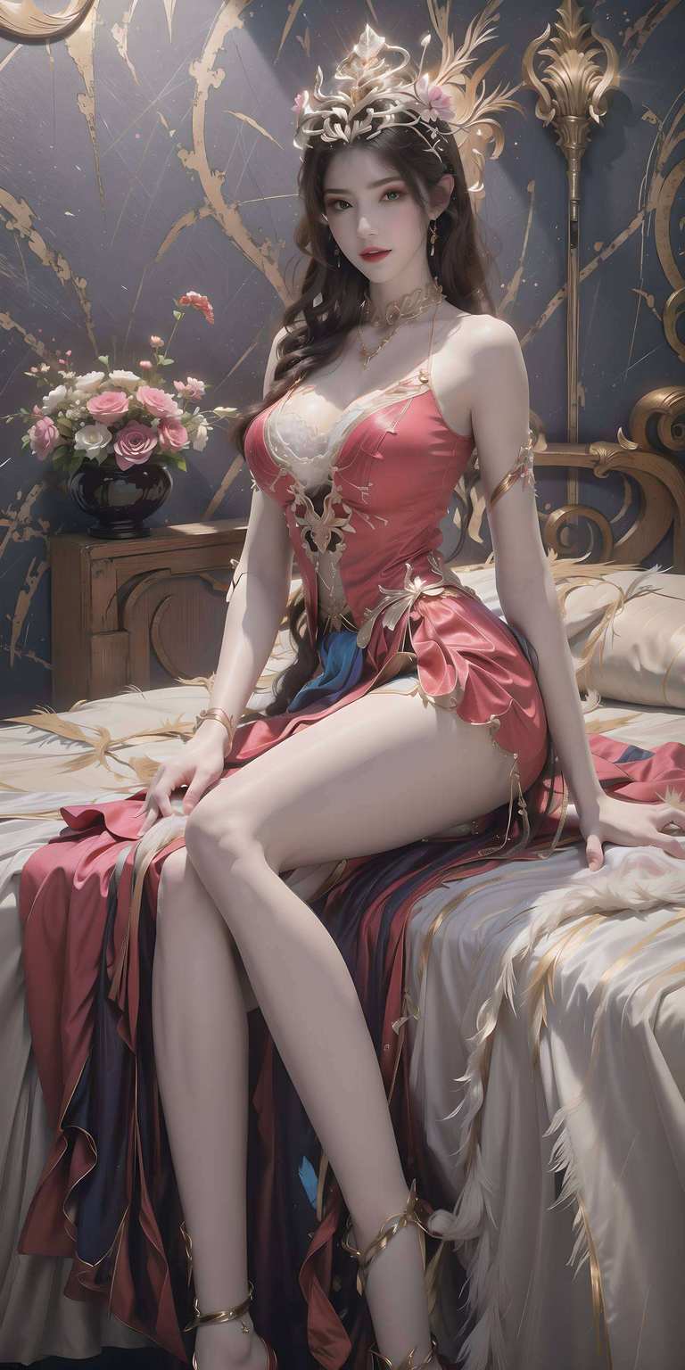 国漫女神的魅力就在这一幅幅极简壁纸中绽放