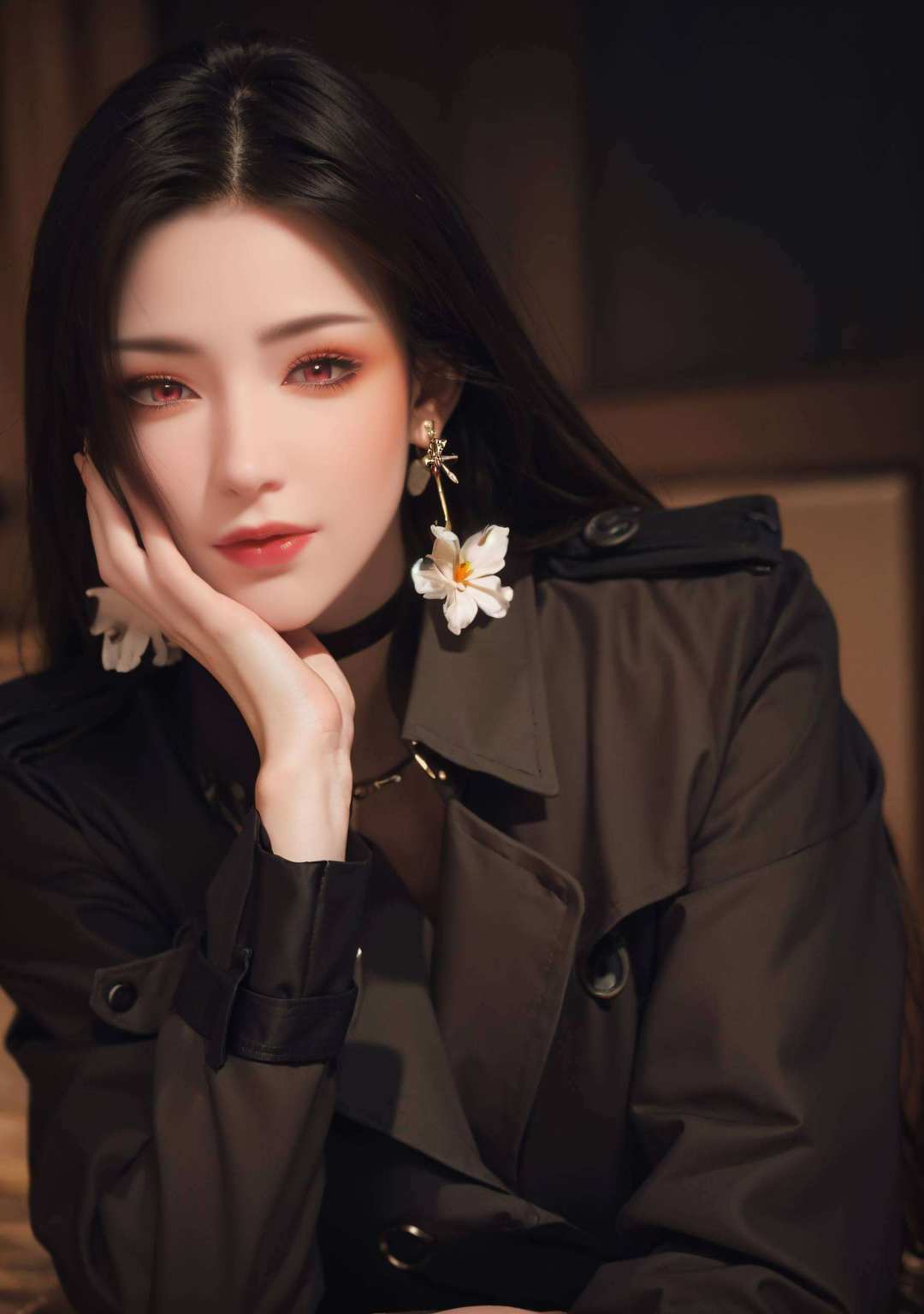 眼神一瞥就能让人冻结三尺！她的壁纸简直比蛇女还魅惑