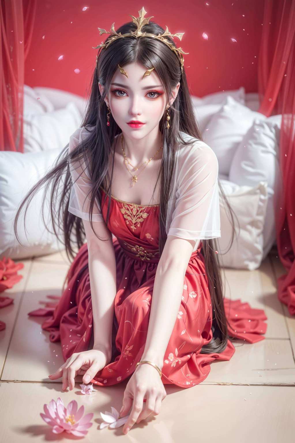 时而化作蛇女壁纸这位国漫女神