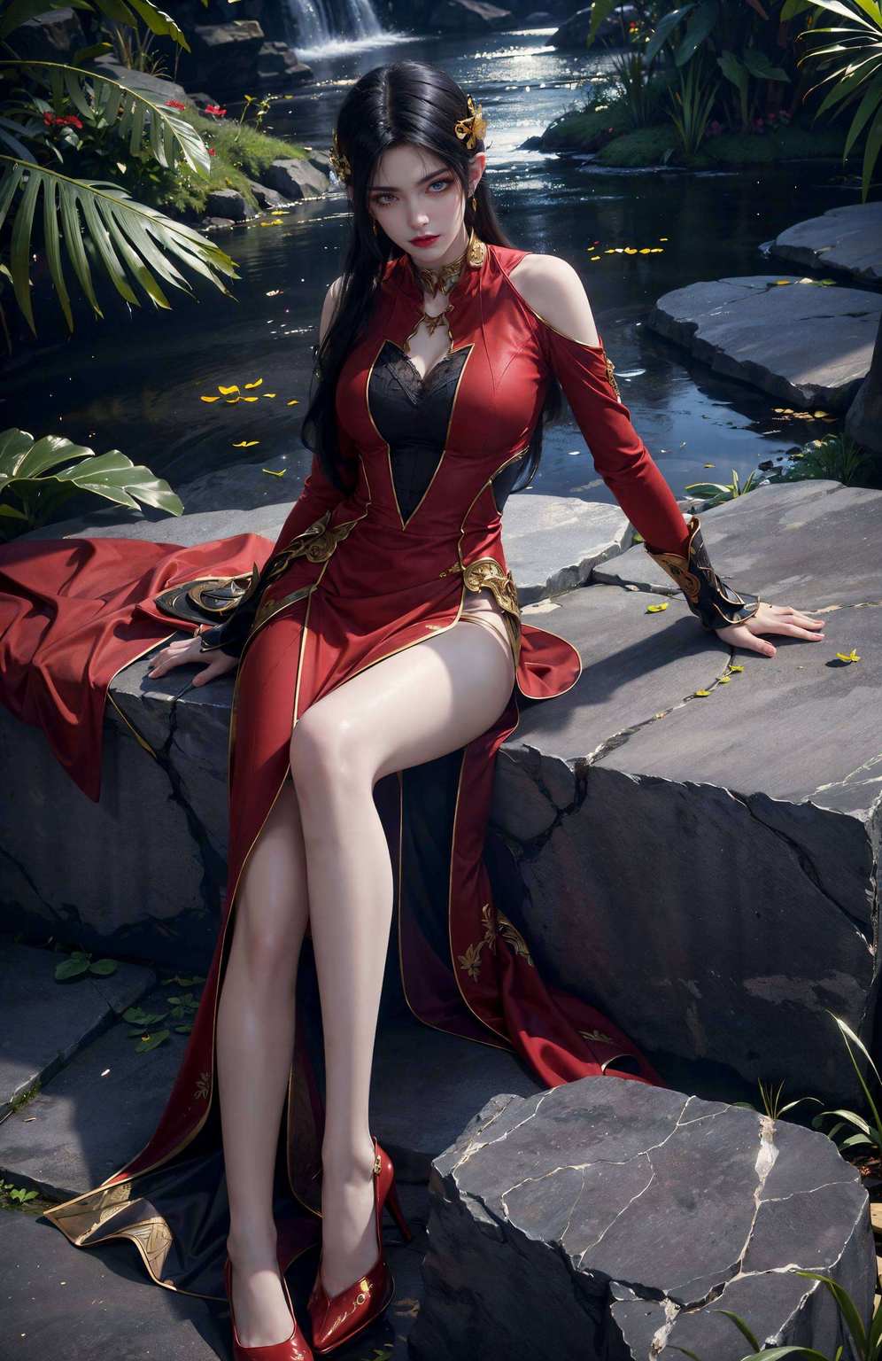 美杜莎女王以其冷艳蛇鳞闪耀登场！她是《斗破苍穹》中的平板美杜莎吞天蟒的力量蕴藏在每一片鳞片中