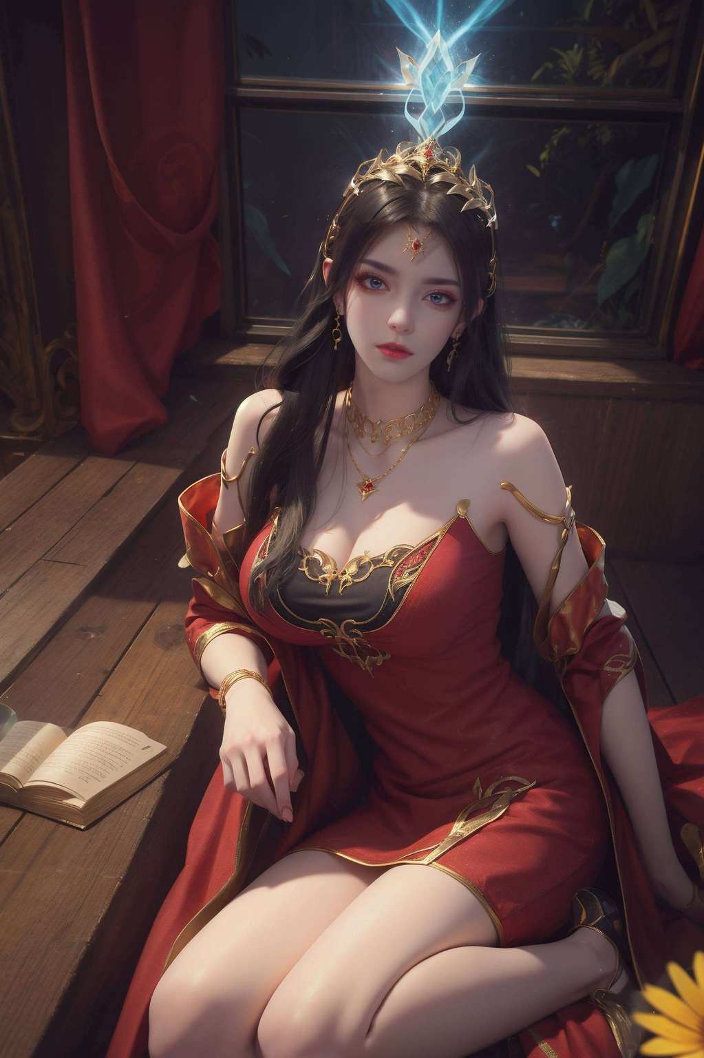 在这绚烂的动漫世界里忍不住将这份玄幻之美设置为手机的桌面