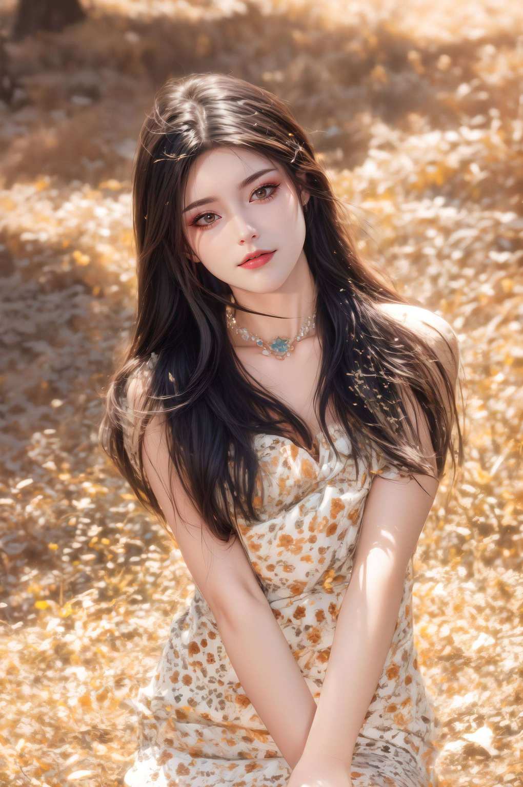 她的翠绿鳞片闪耀着七彩光芒彩鳞壁纸将她的魅力展现无遗