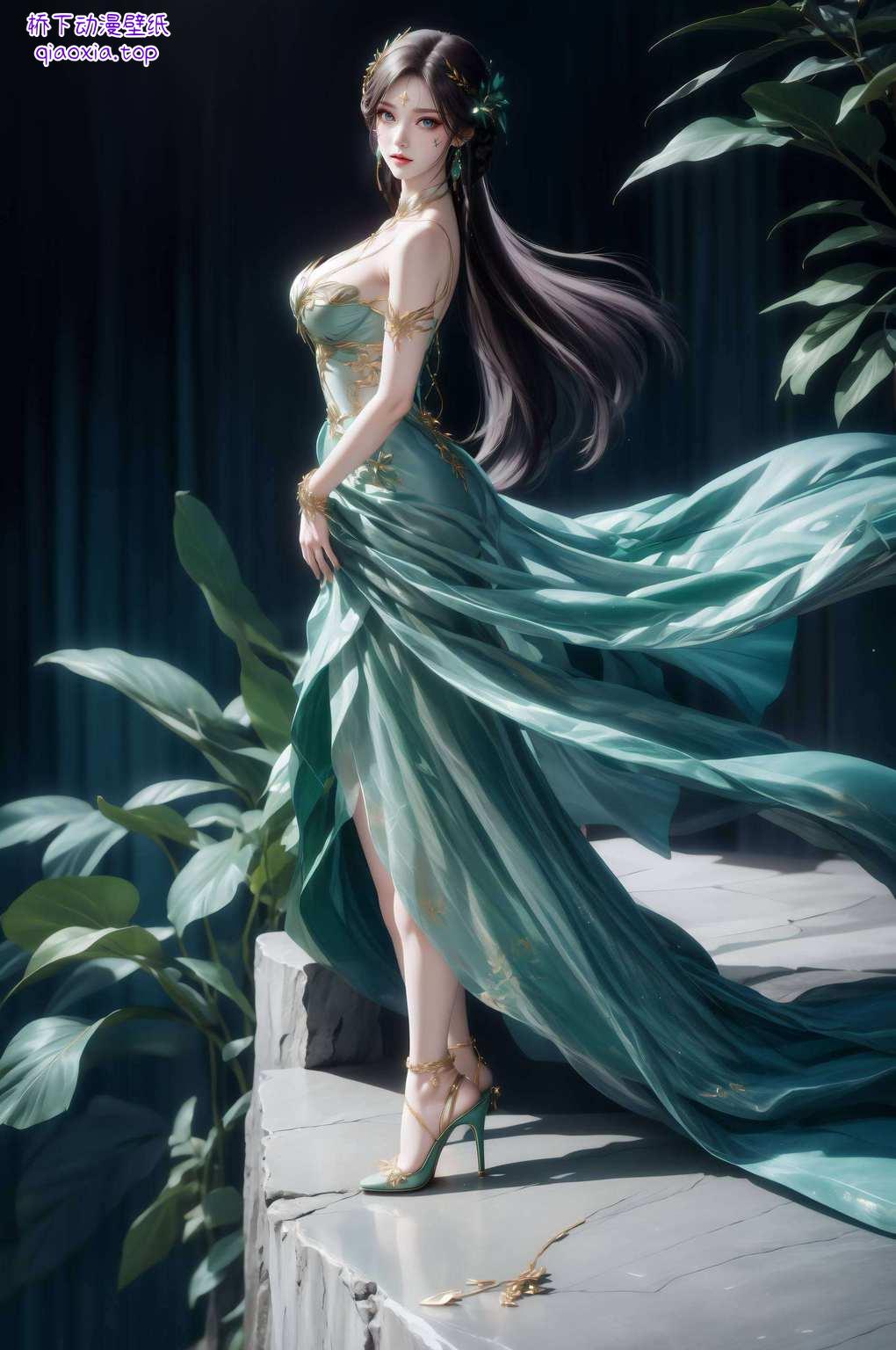 动态漫画版的薰儿壁纸今天给你们推荐一款超级养眼的AI绘画护眼壁纸！这款iPad墙纸以斗破苍穹中的国漫女神萧薰儿为主题