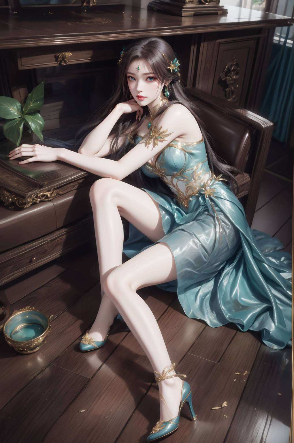 还不快快行动它是融合了国漫经典之作斗破苍穹中的女神萧薰儿的壁纸