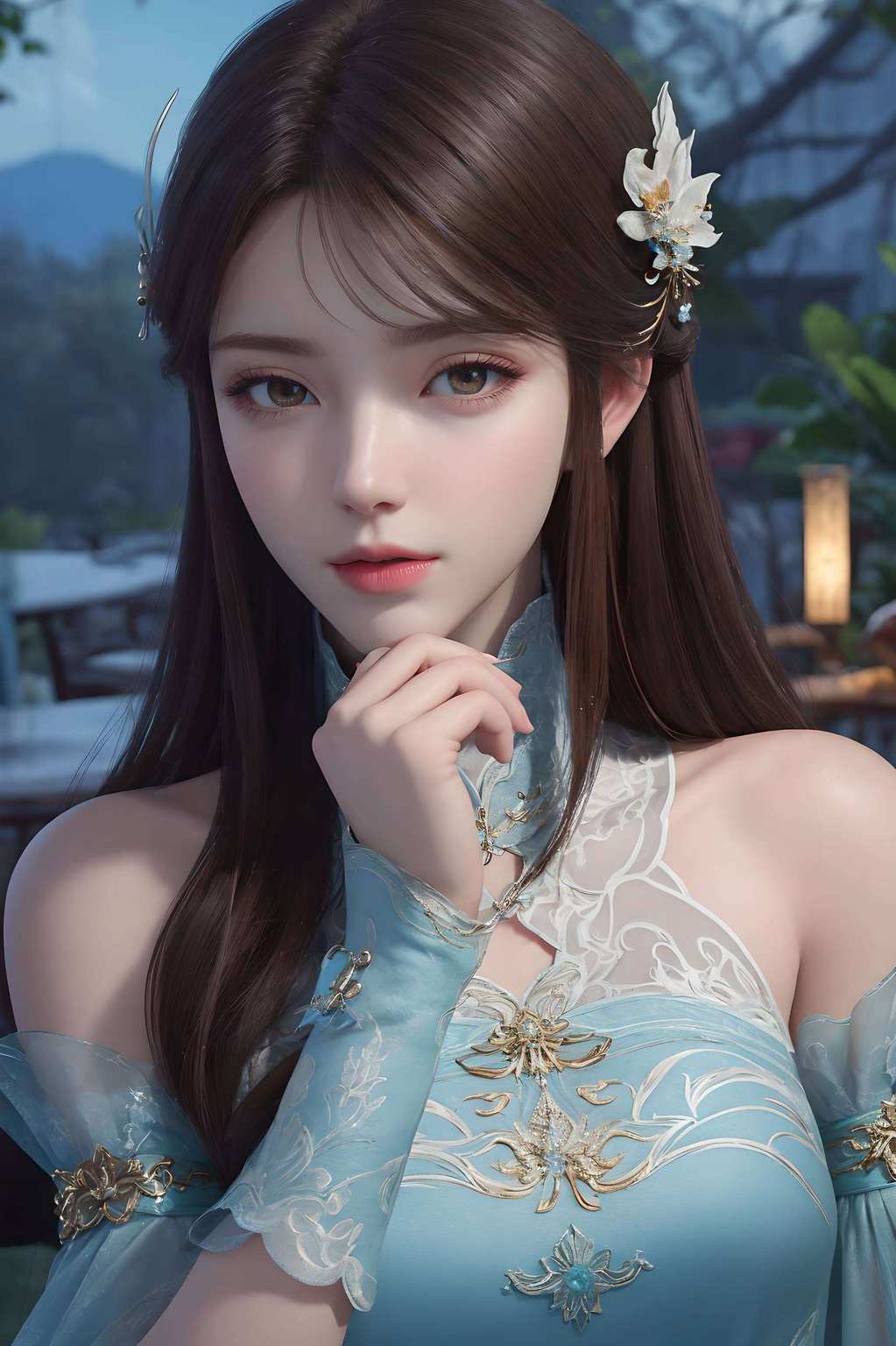 尽显于此以其美貌与智慧