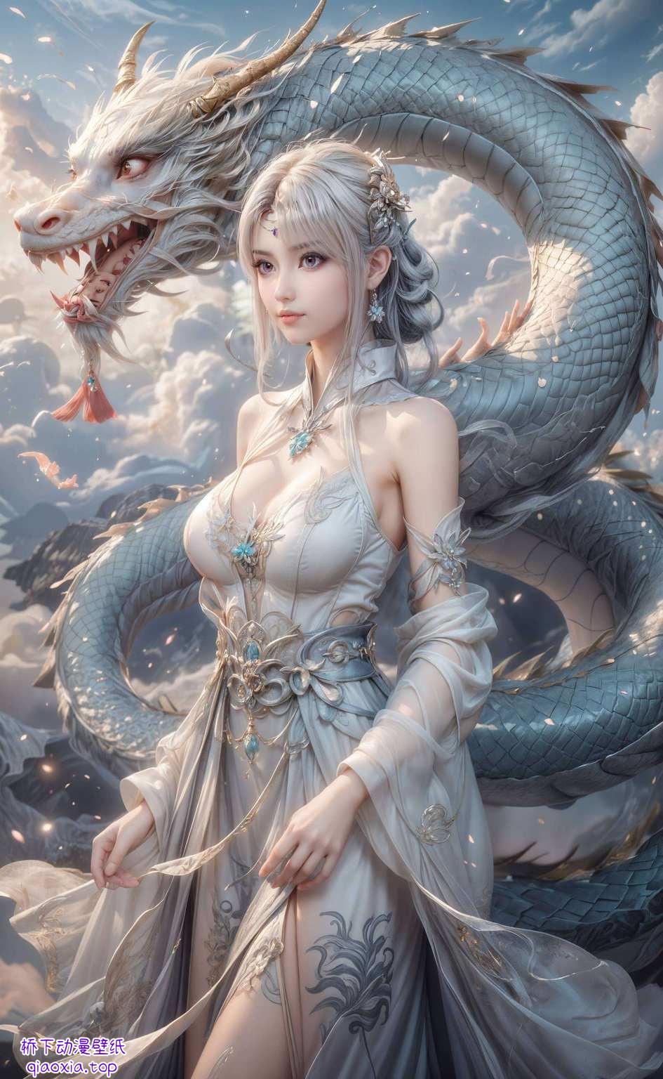 这回来点不一样的！看看这款专为iPad宽屏设计的AI生成素材游戏壁纸融合了小医仙那独特的国漫女神气质