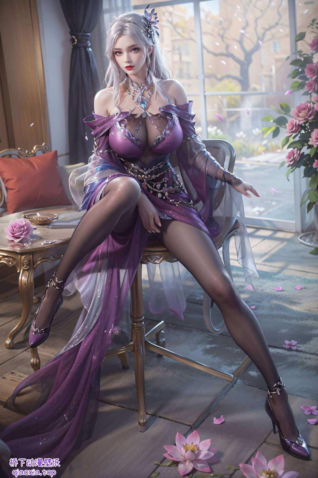 动漫美女加上玄幻元素这位国漫女神