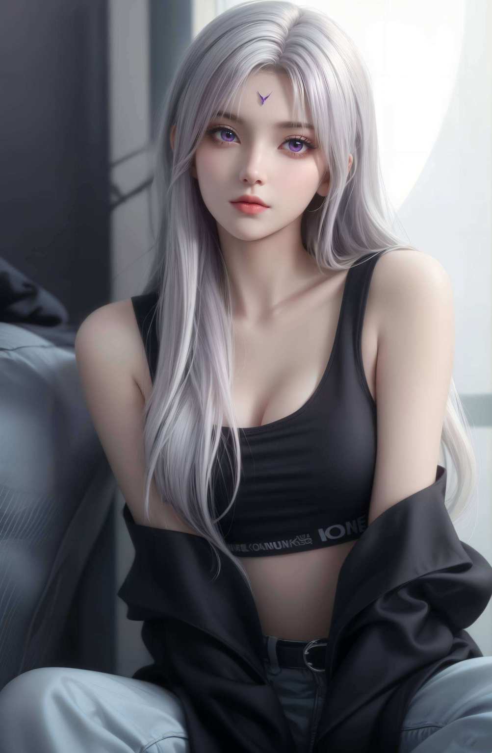 在极简风格的壁纸世界中她的美不仅仅是外表