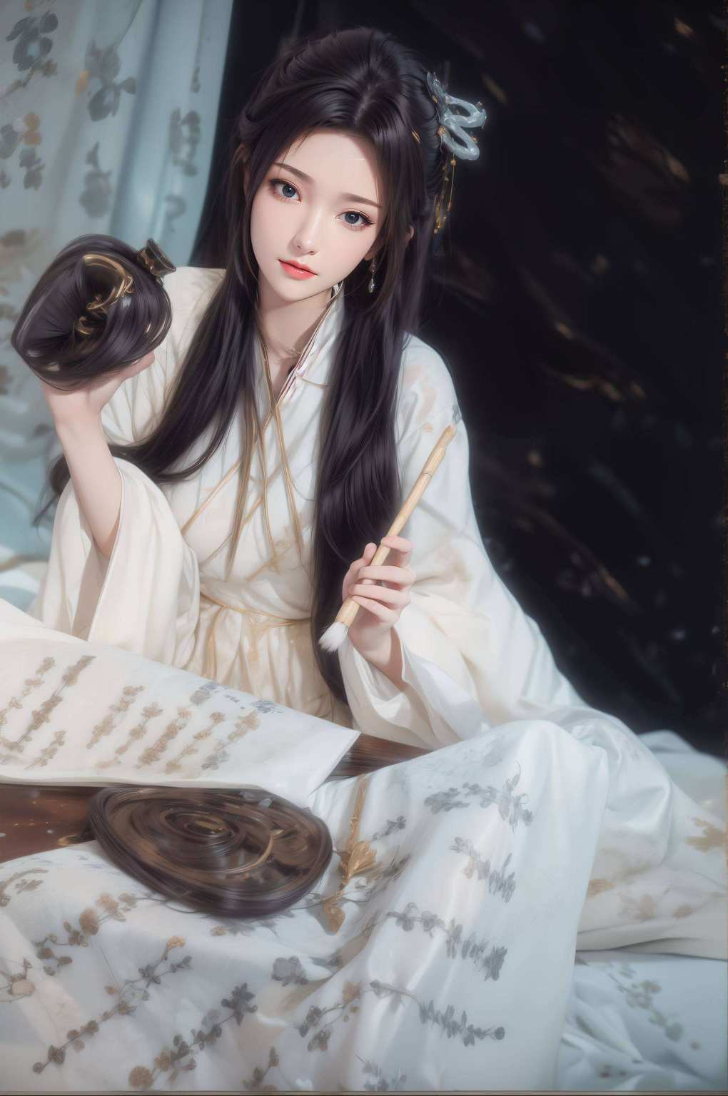 工作效率都能提高好几个档次呢！🌟【云韵壁纸】🌟,这款壁纸以云韵为主题云韵老婆美得不要不要的