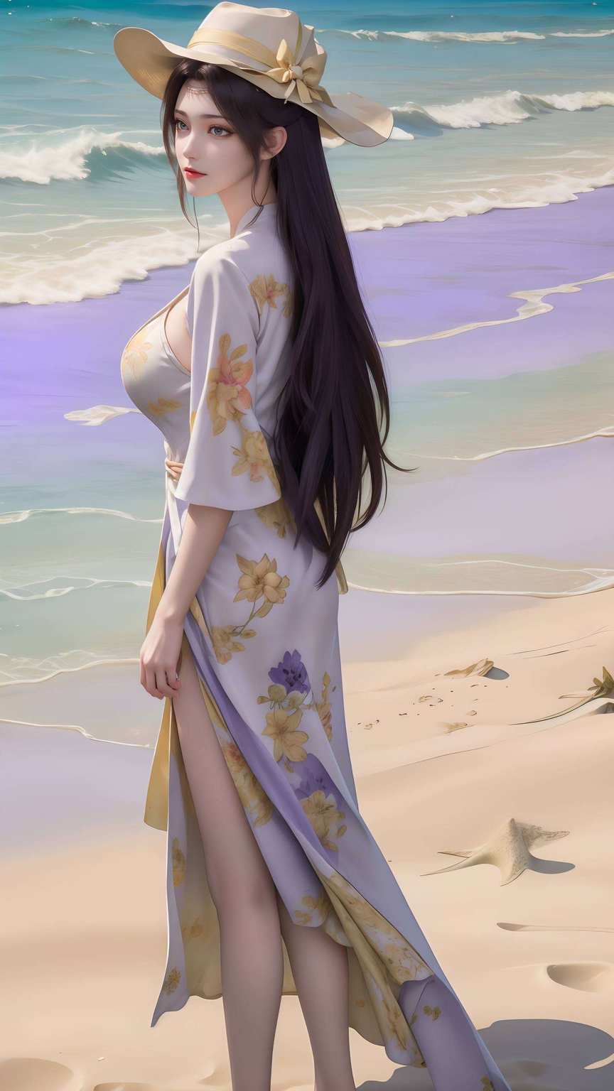 云韵大美女悄然降临到云岚宗的静谧蓝天