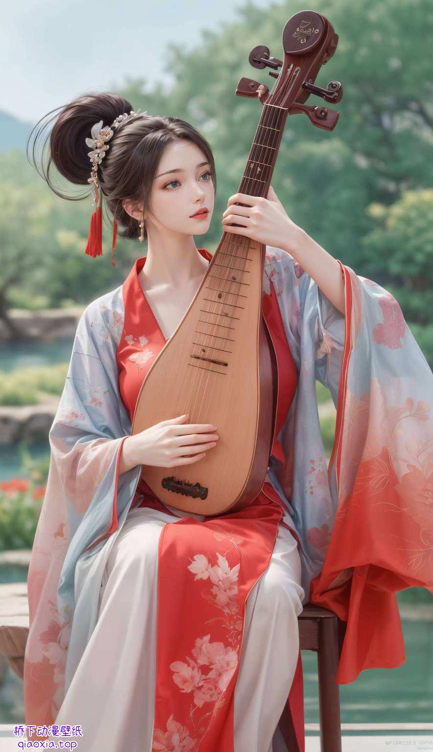 动漫美女翩翩起舞