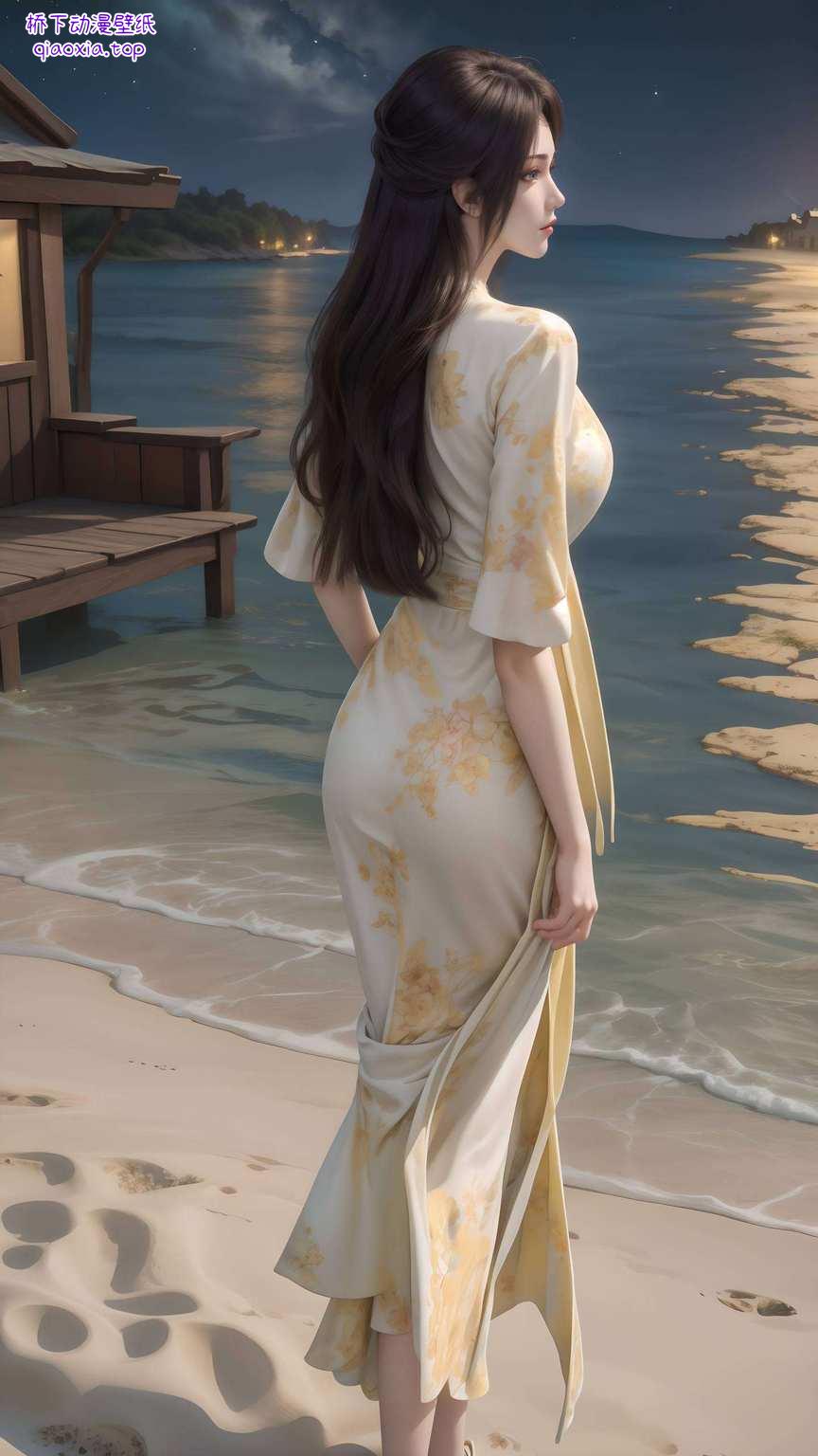 还带着一丝丝神秘的玄幻色彩这可是能让你的iPhone都熠熠生辉的国漫女神级别的壁纸哦！😍🌟快来感受这份国漫之美
