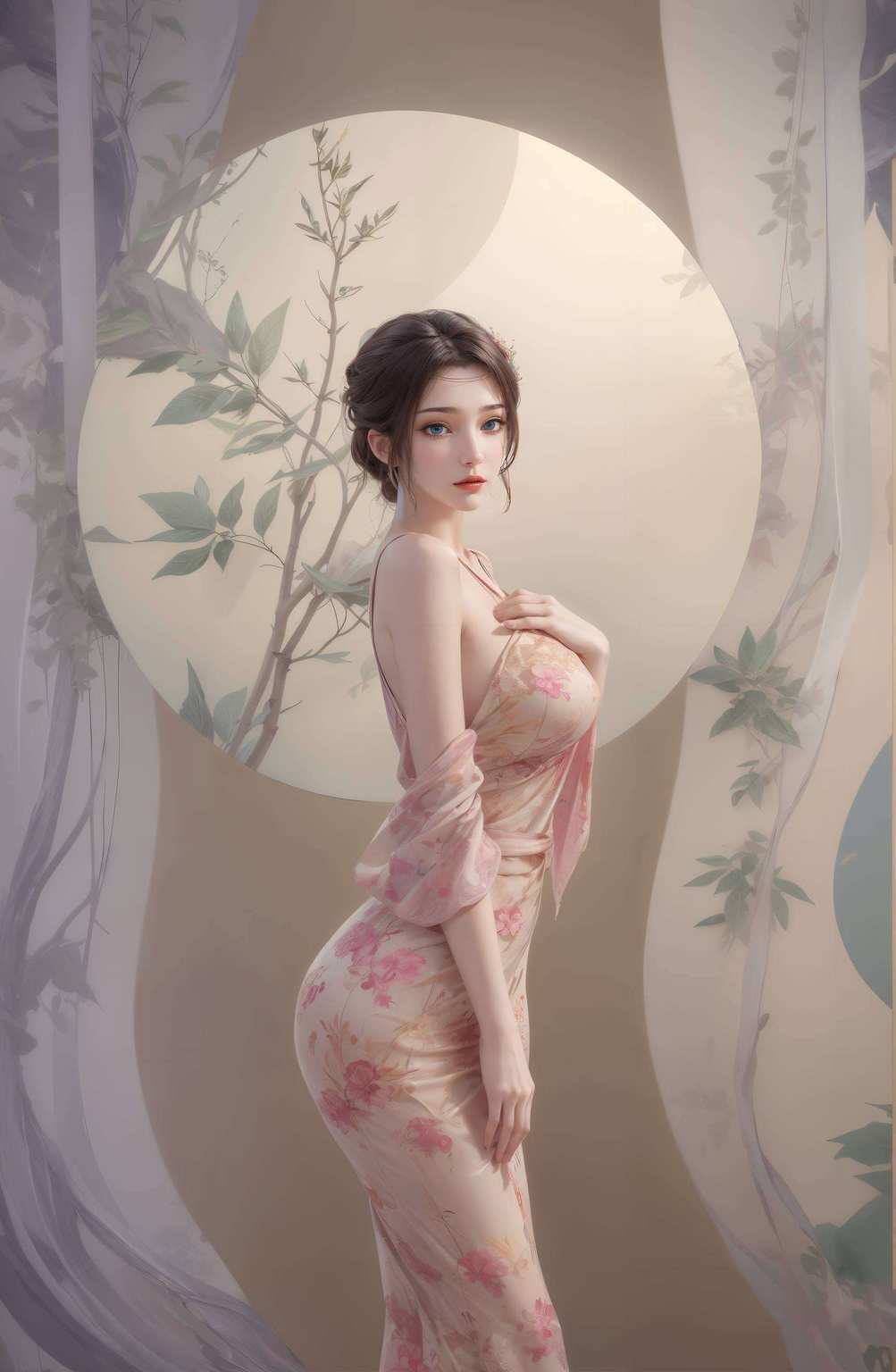 国漫壁纸映芳华动漫美女幽香如梦
