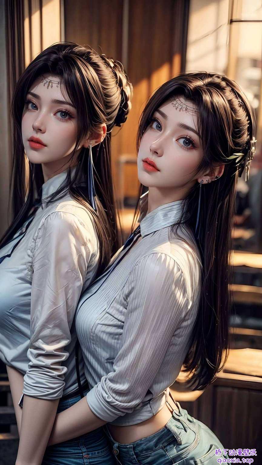 此壁纸融合国漫之美