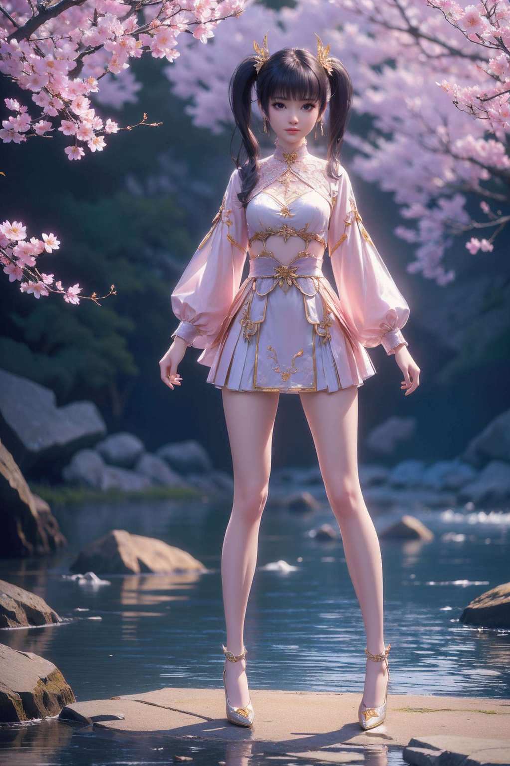 一抹紫妍动漫美女的魅力