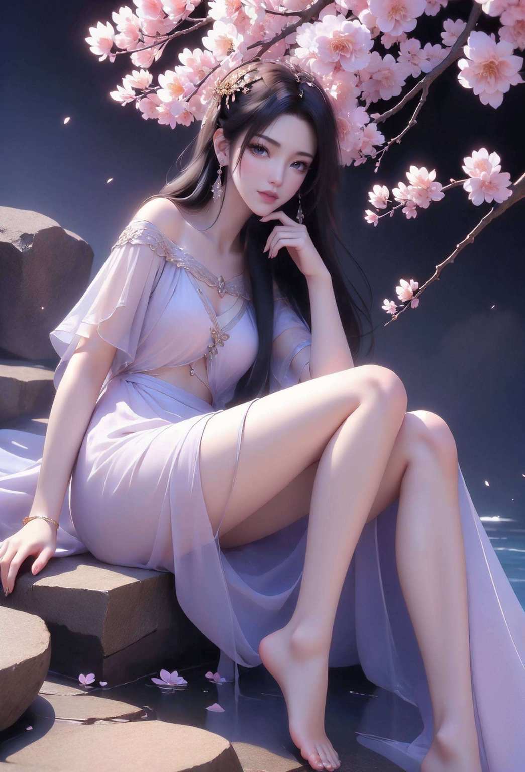 这是凡人修仙传里走出来的仙女让你的苹果桌面也修个仙！