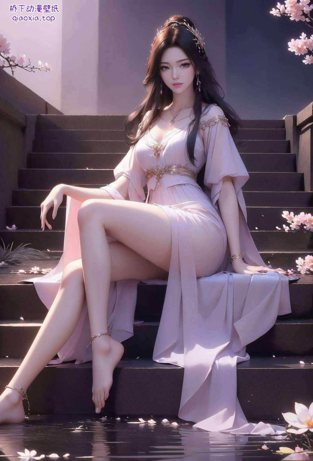 绘女神千娇百媚紫灵壁纸