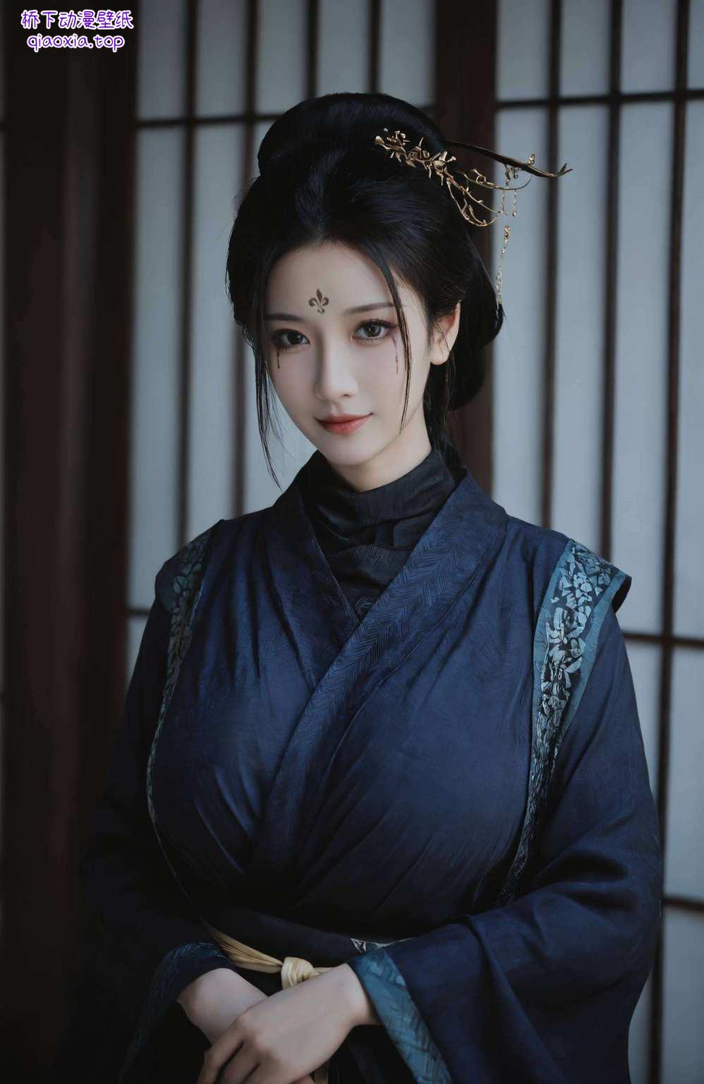 在极简的iPhone桌面上而旁边的国漫美女们也不甘示弱